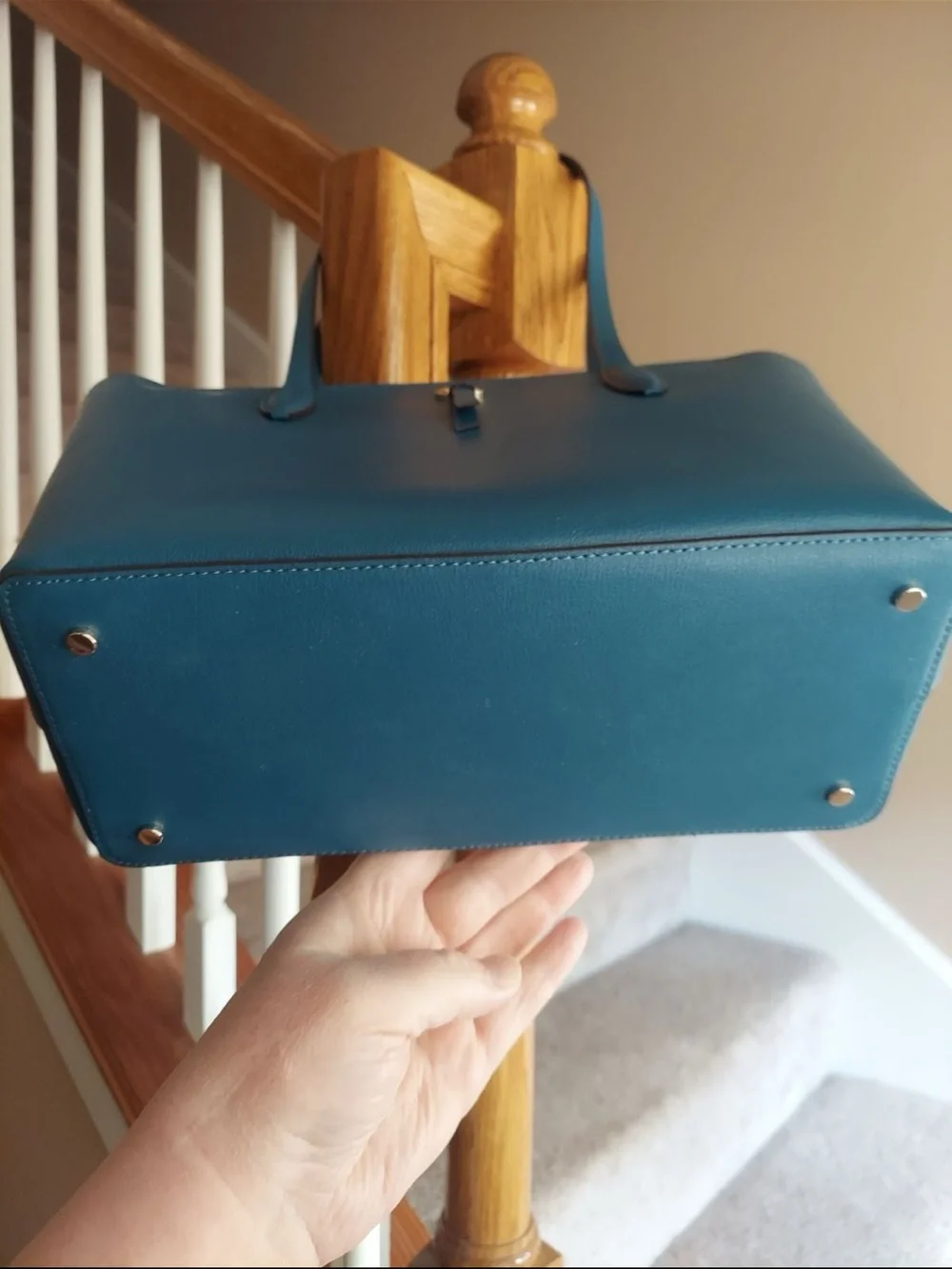 🦋🦋🦋 Teal Tote Bag with Matching Wallet - Elegant Everyday Carry Matching Set